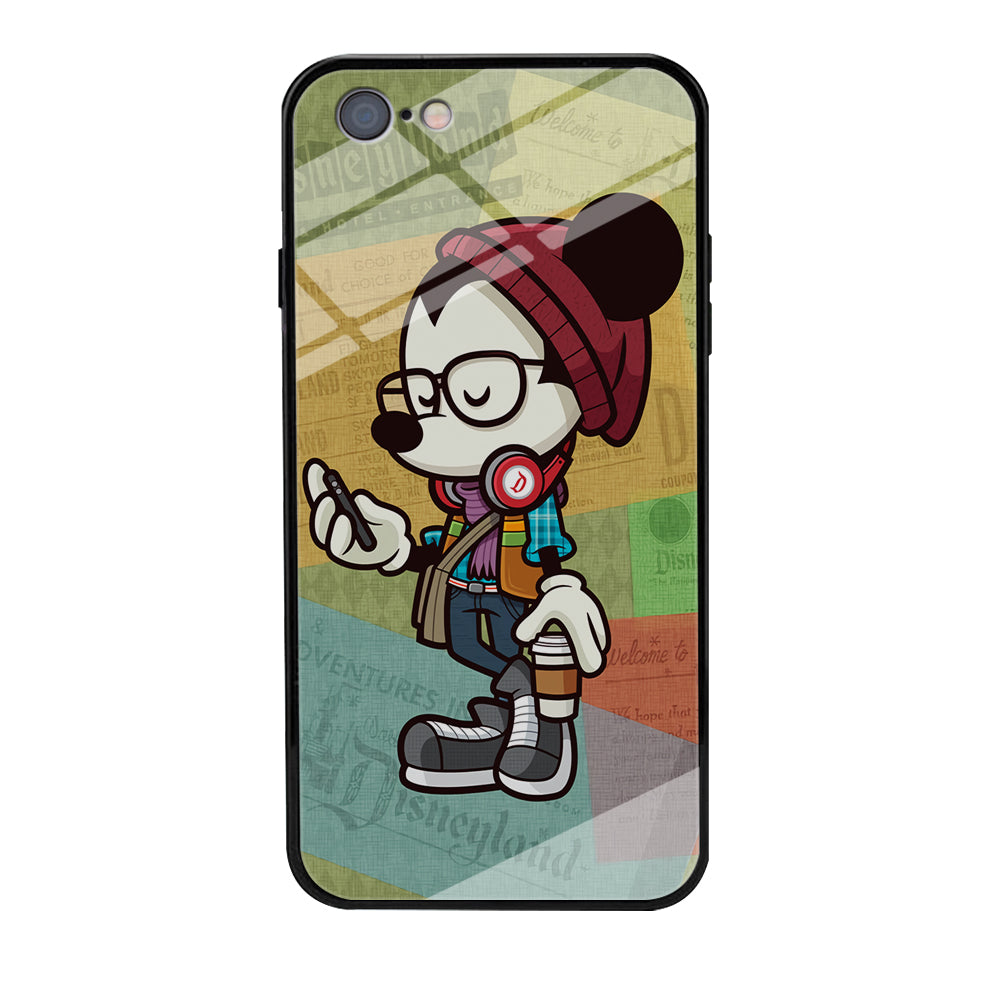 Mickey Mouse Hipster Style iPhone 6 | 6s Case-Phone Case-Tempered Glass Case-Altracase