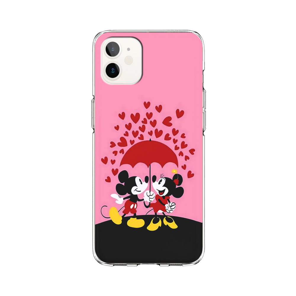 Mickey and Minnie Mouse iPhone 12 Case-Phone Case-Clear Soft Case-Altracase