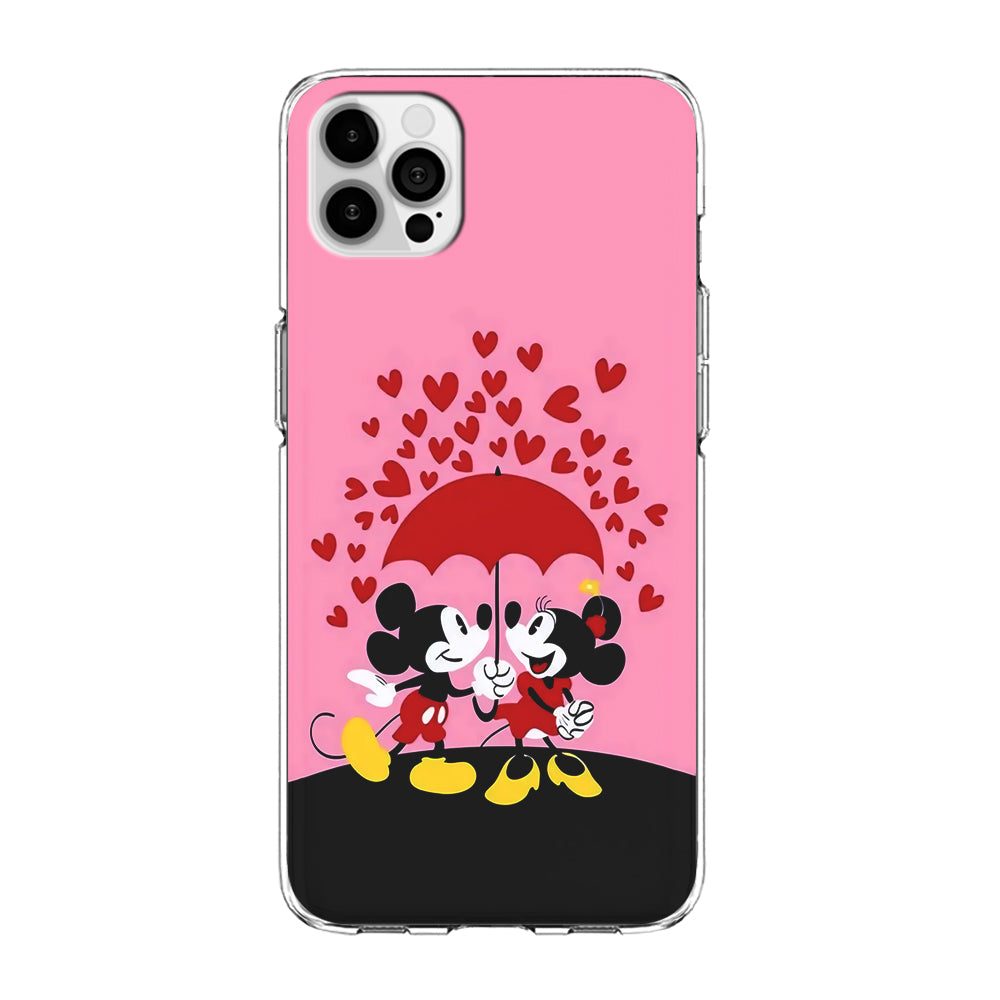Mickey and Minnie Mouse iPhone 13 Pro Case-Phone Case-Clear Soft Case-Altracase