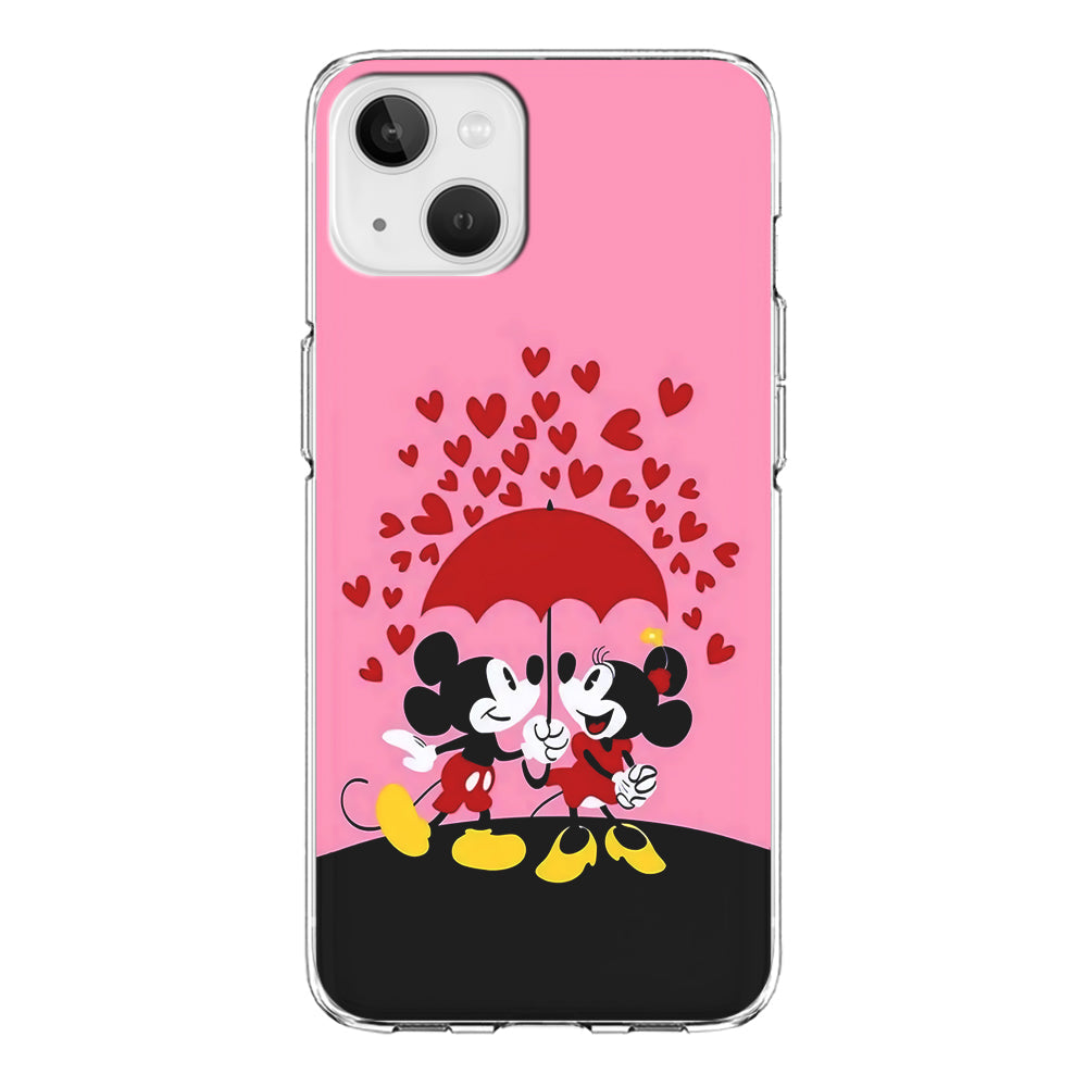 Mickey and Minnie Mouse iPhone 13 Case-Phone Case-Clear Soft Case-Altracase