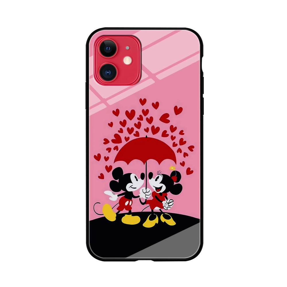 Mickey and Minnie Mouse iPhone 11 Case-Phone Case-Tempered Glass Case-Altracase