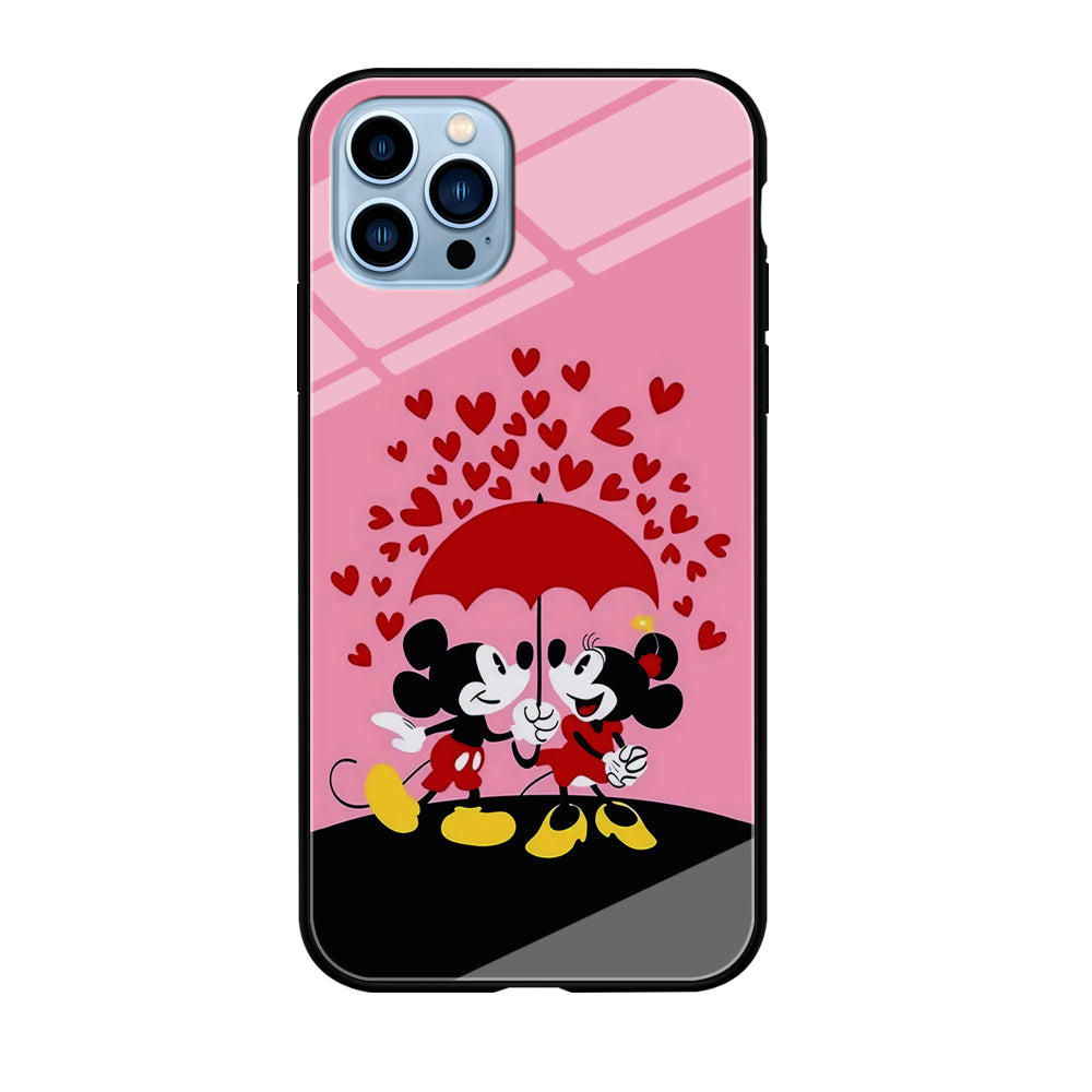 Mickey and Minnie Mouse iPhone 12 Pro Max Case-Phone Case-Tempered Glass Case-Altracase