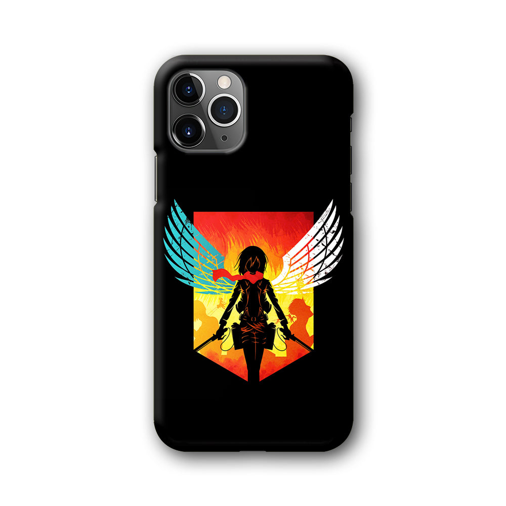 Mikasa Ackerman Art iPhone 11 Pro Max Case-Phone Case-3D Case-Altracase