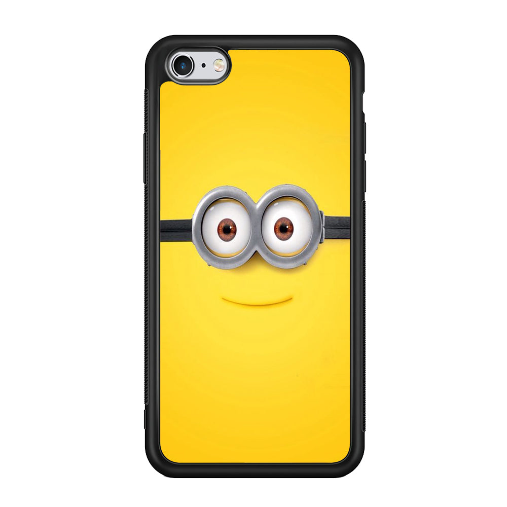 Minion Smiley Face iPhone 6 Plus | 6s Plus Case-Phone Case-Rubber Black (2D Case)-Altracase