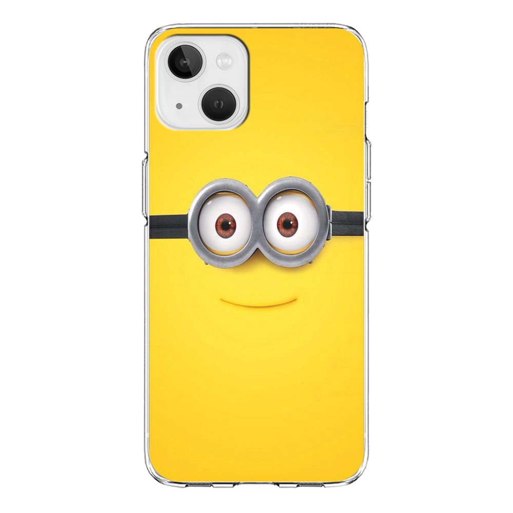 Minion Smiley Face iPhone 13 Mini Case-Phone Case-Clear Soft Case-Altracase
