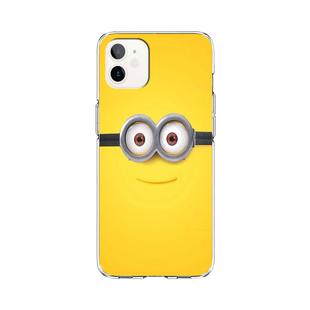 Minion Smiley Face iPhone 12 Case-Phone Case-Clear Soft Case-Altracase