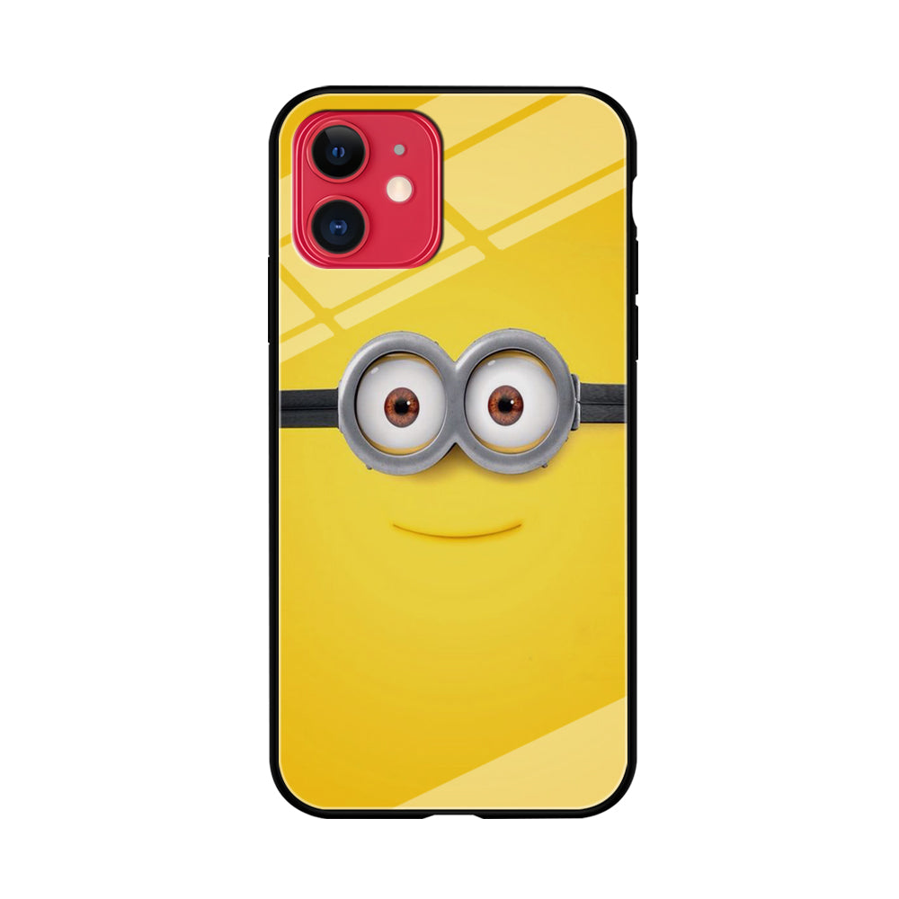 Minion Smiley Face iPhone 11 Case-Phone Case-Tempered Glass Case-Altracase