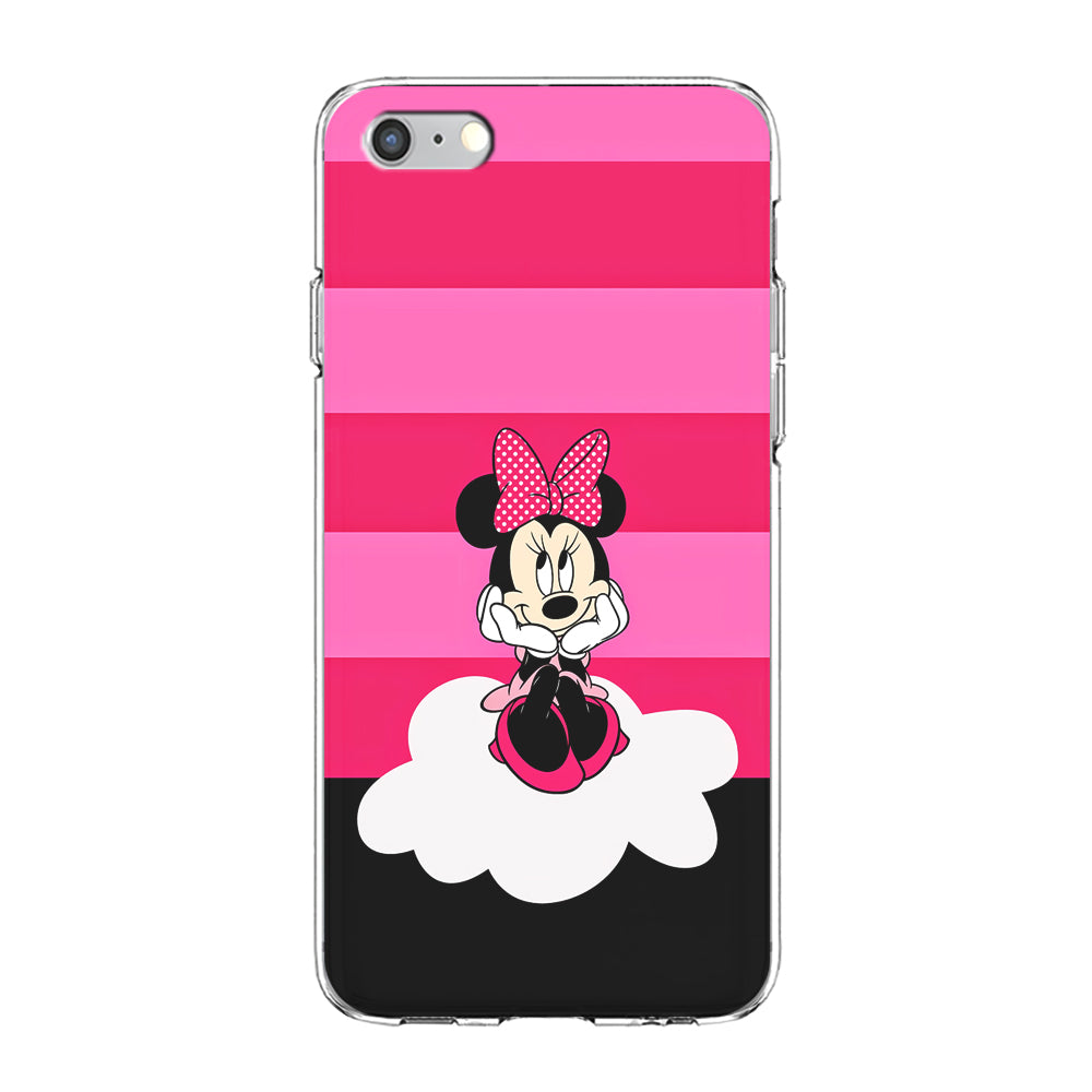 Minnie Mouse Pink Stripe iPhone 6 | 6s Case-Phone Case-Clear Soft Case-Altracase