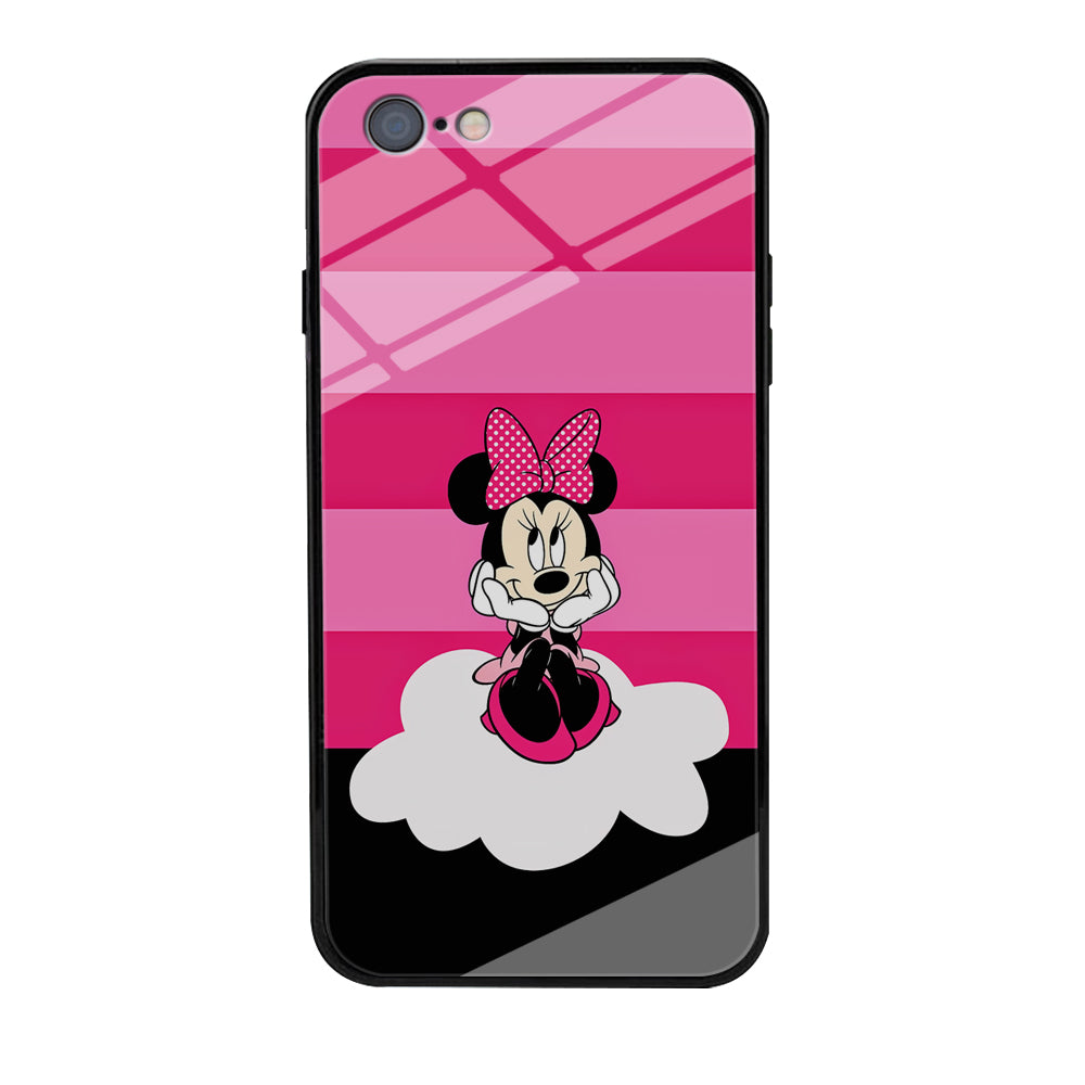 Minnie Mouse Pink Strip iPhone 6 Plus | 6s Plus Case-Phone Case-Tempered Glass Case-Altracase