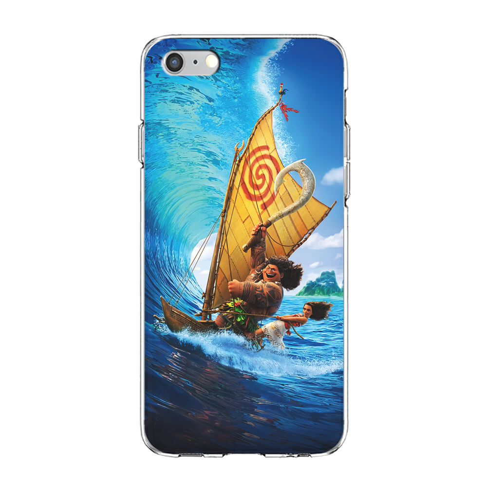 Moana Sailing on The Sea iPhone 6 Plus | 6s Plus Case-Phone Case-Clear Soft Case-Altracase