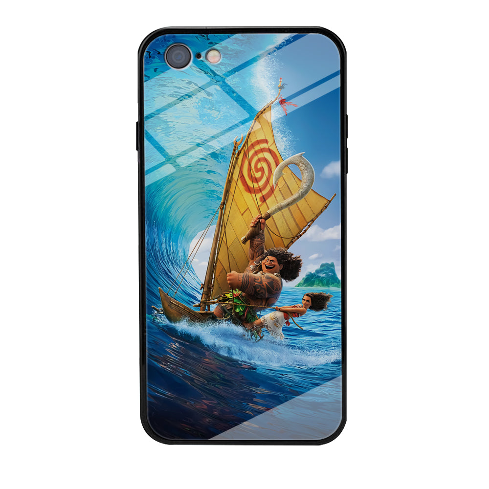 Moana Sailing on The Sea iPhone 6 Plus | 6s Plus Case-Phone Case-Tempered Glass Case-Altracase