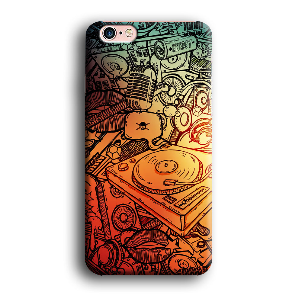 Music Graffiti Art iPhone 6 Plus | 6s Plus Case-Phone Case-3D Case-Altracase