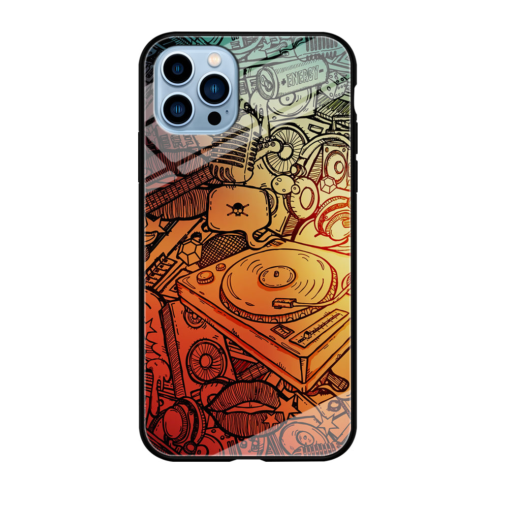 Music Graffiti Art iPhone 12 Pro Max Case-Phone Case-Tempered Glass Case-Altracase