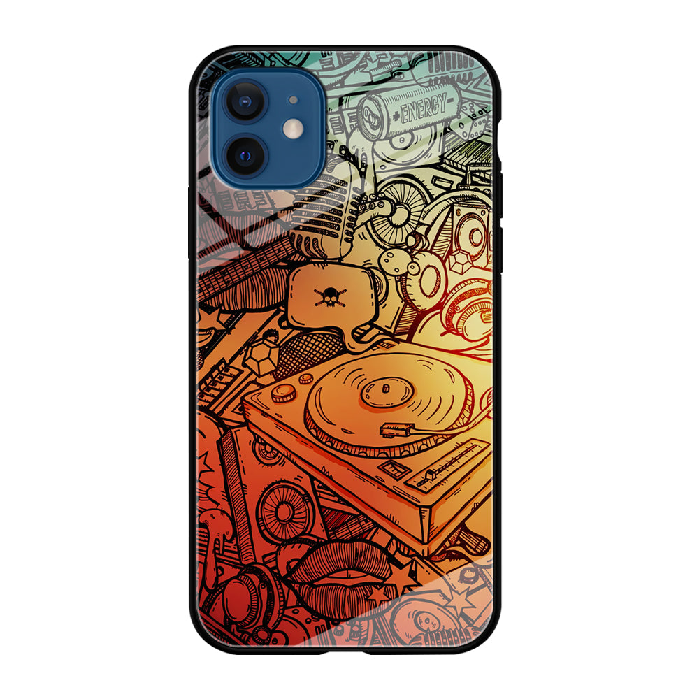 Music Graffiti Art iPhone 12 Case-Phone Case-Tempered Glass Case-Altracase