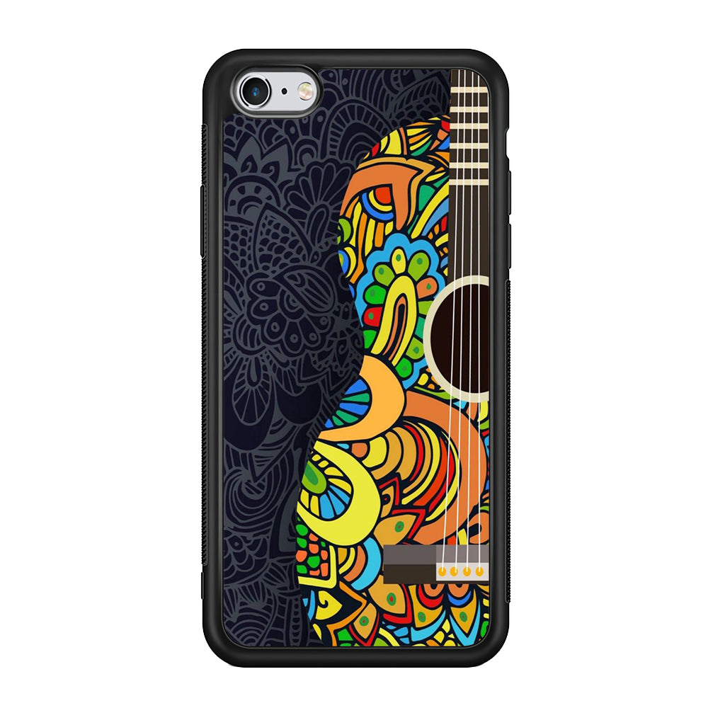 Music Guitar Art 001 iPhone 6 Plus | 6s Plus Case-Phone Case-Rubber Black (2D Case)-Altracase