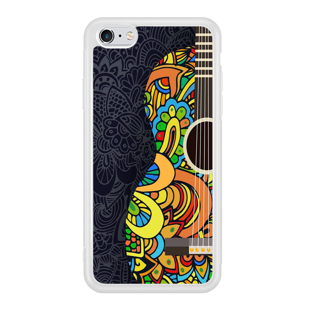 Music Guitar Art 001 iPhone 6 Plus | 6s Plus Case-Phone Case-Rubber White (2D Case)-Altracase
