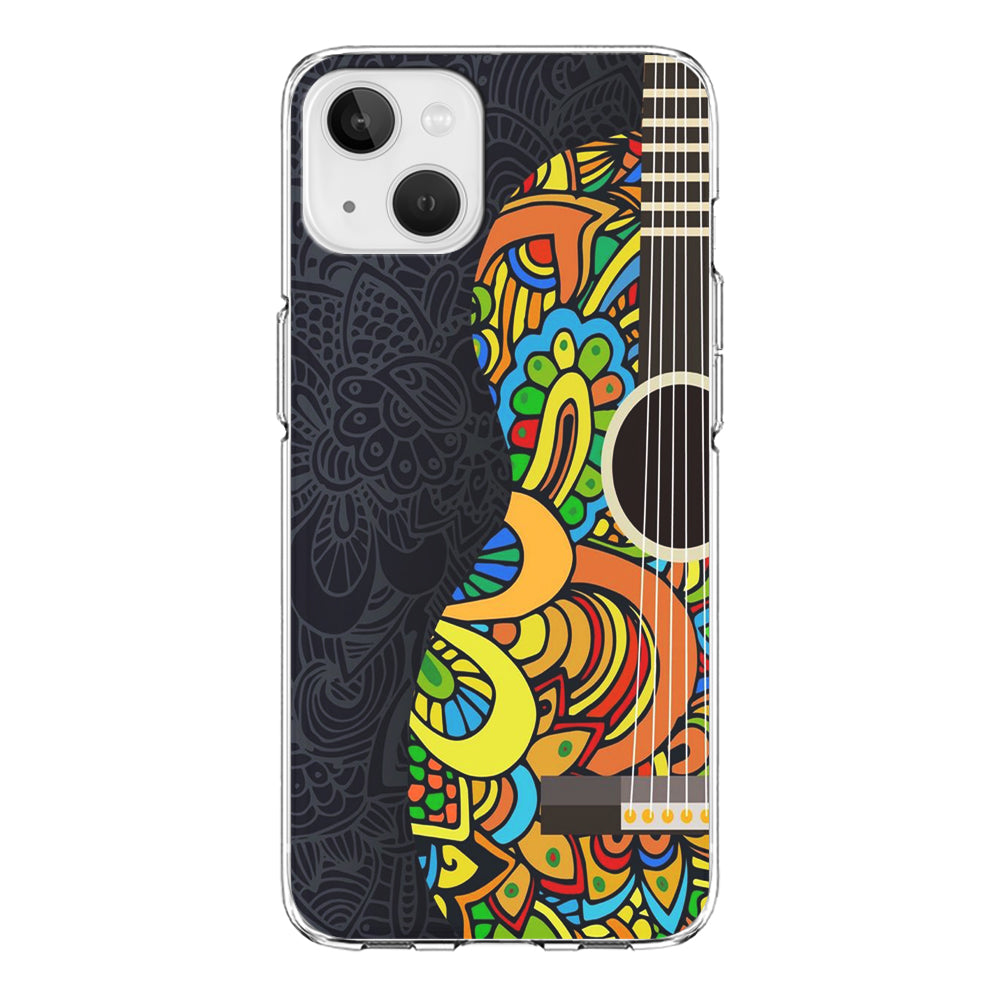 Music Guitar Art 001 iPhone 13 Mini Case-Phone Case-Clear Soft Case-Altracase
