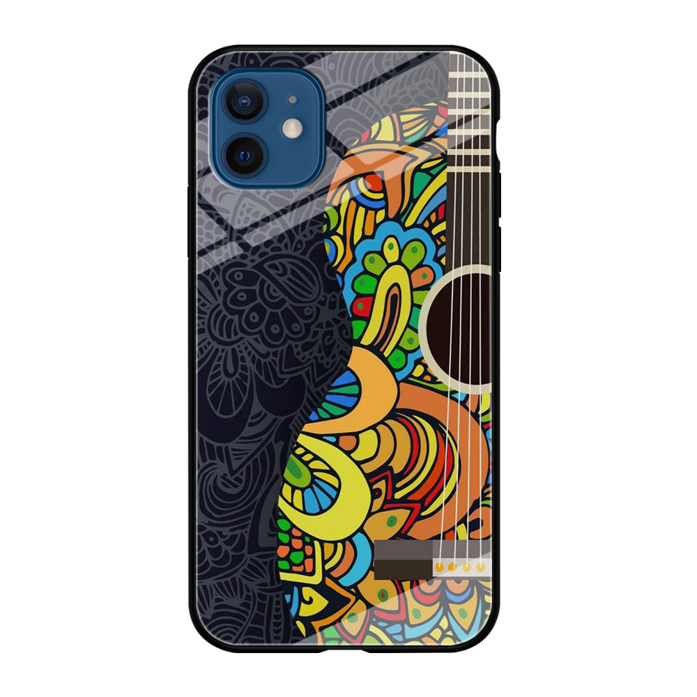Music Guitar Art 001 iPhone 12 Case-Phone Case-Tempered Glass Case-Altracase