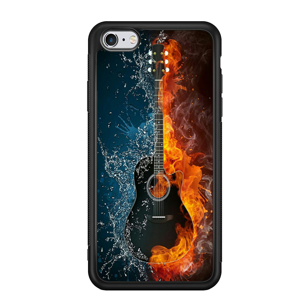 Music Guitar Art 002 iPhone 6 Plus | 6s Plus Case-Phone Case-Rubber Black (2D Case)-Altracase