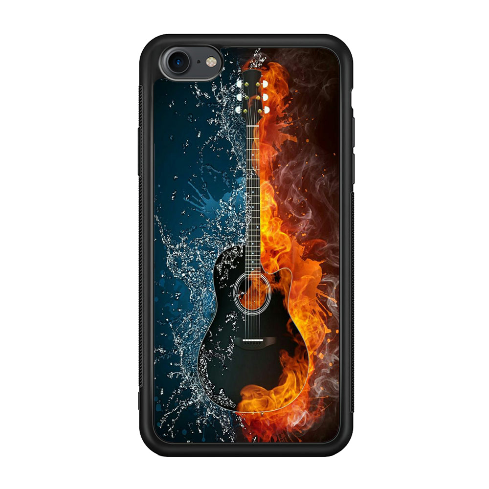 Music Guitar Art 002 iPhone 7 Case-Phone Case-Rubber Black (2D Case)-Altracase