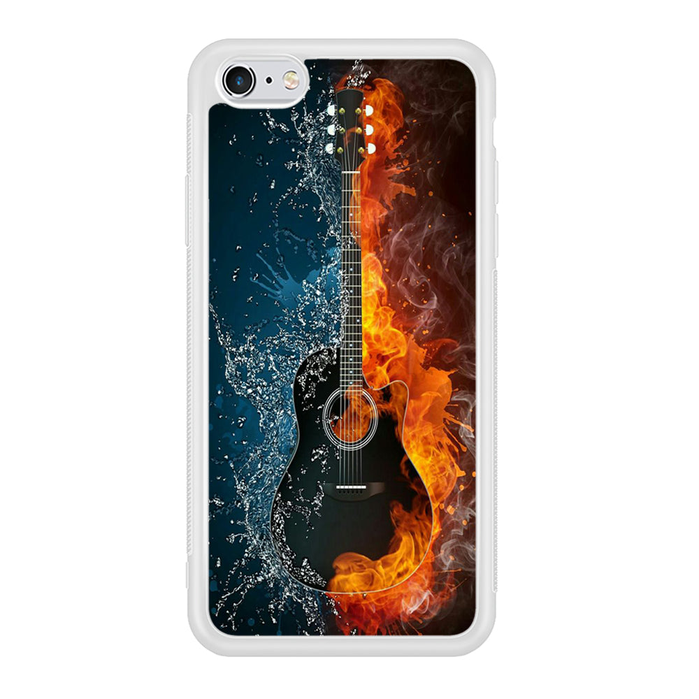 Music Guitar Art 002 iPhone 6 Plus | 6s Plus Case-Phone Case-Rubber White (2D Case)-Altracase