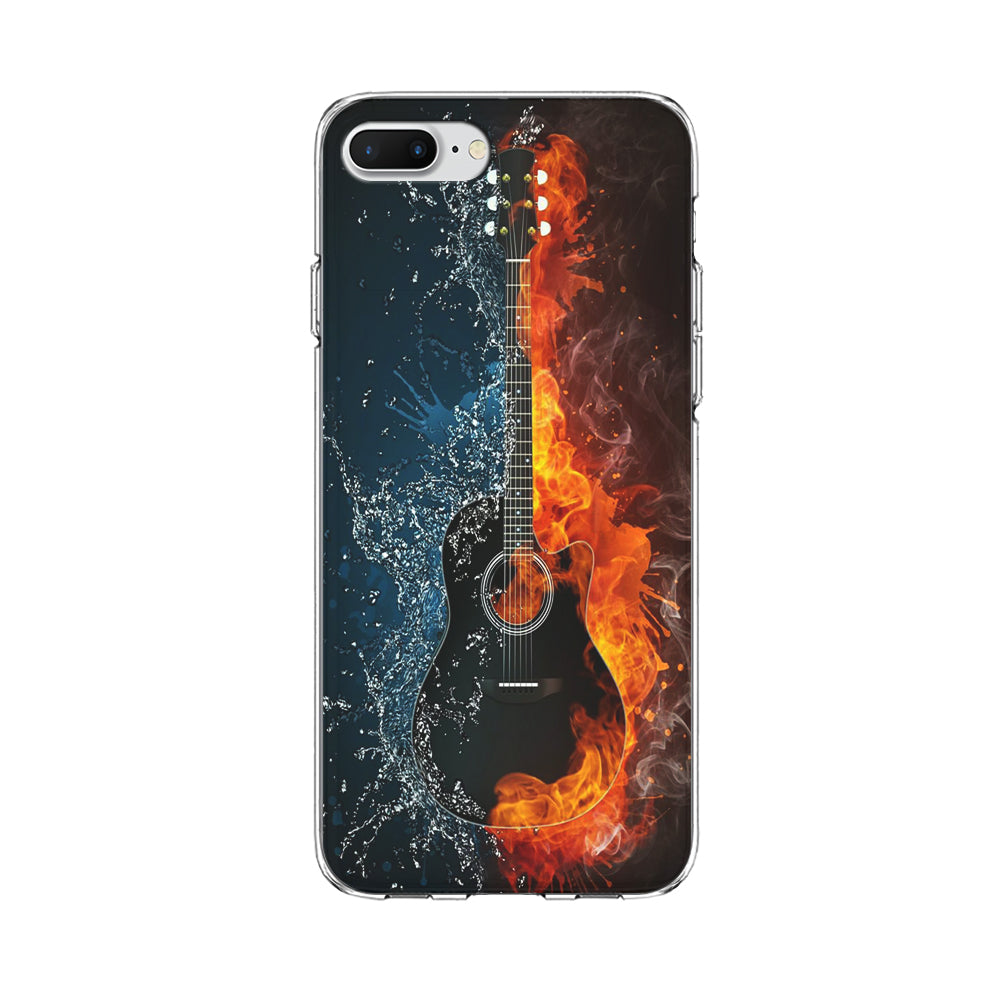 Music Guitar Art 002 iPhone 8 Plus Case-Phone Case-Rubber Black (2D Case)-Altracase