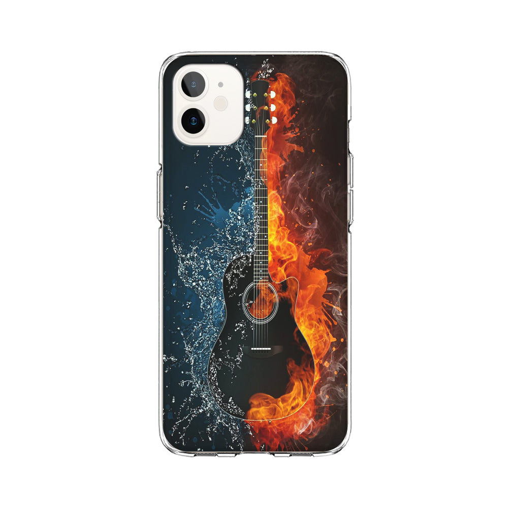 Music Guitar Art 002 iPhone 12 Case-Phone Case-Clear Soft Case-Altracase