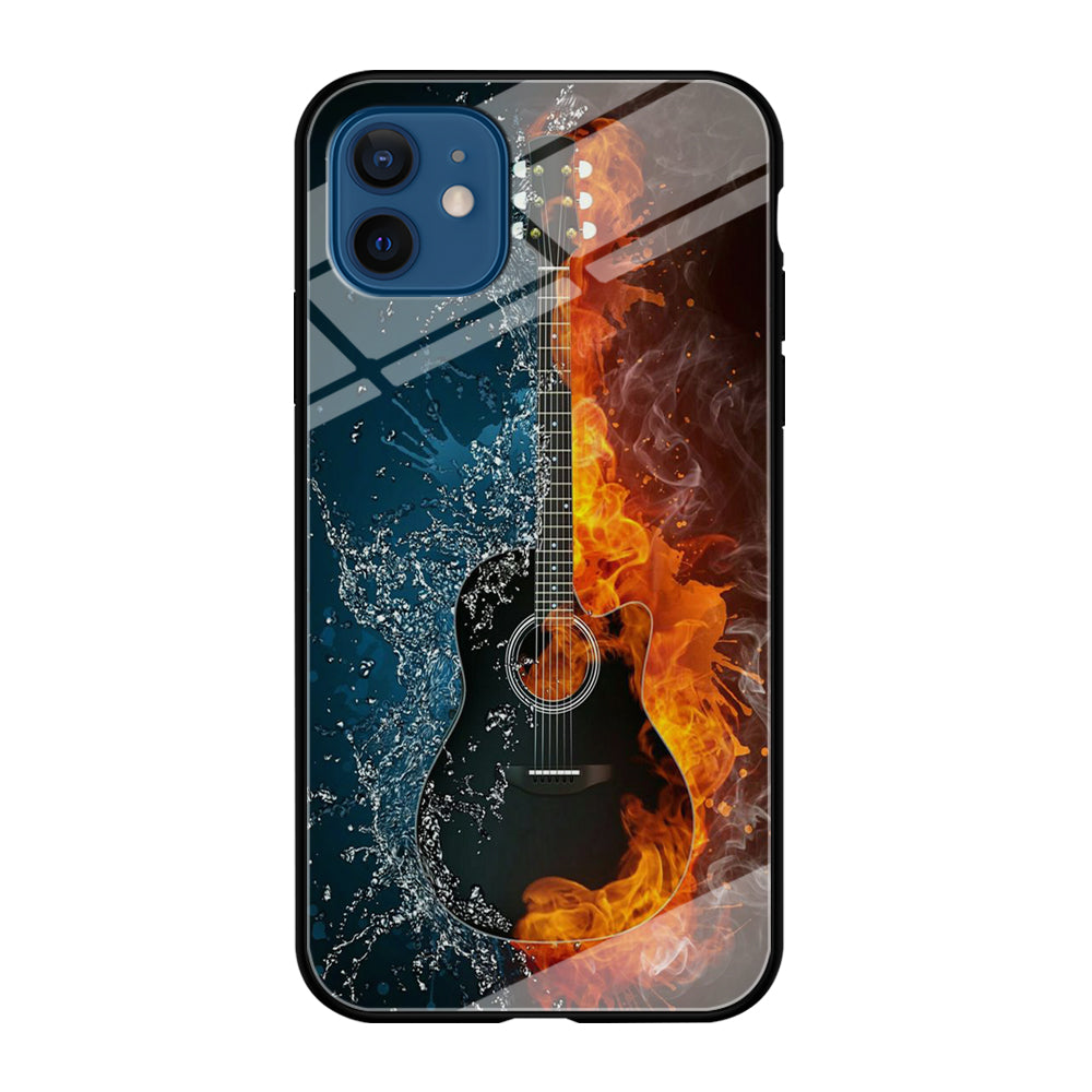 Music Guitar Art 002 iPhone 12 Case-Phone Case-Tempered Glass Case-Altracase