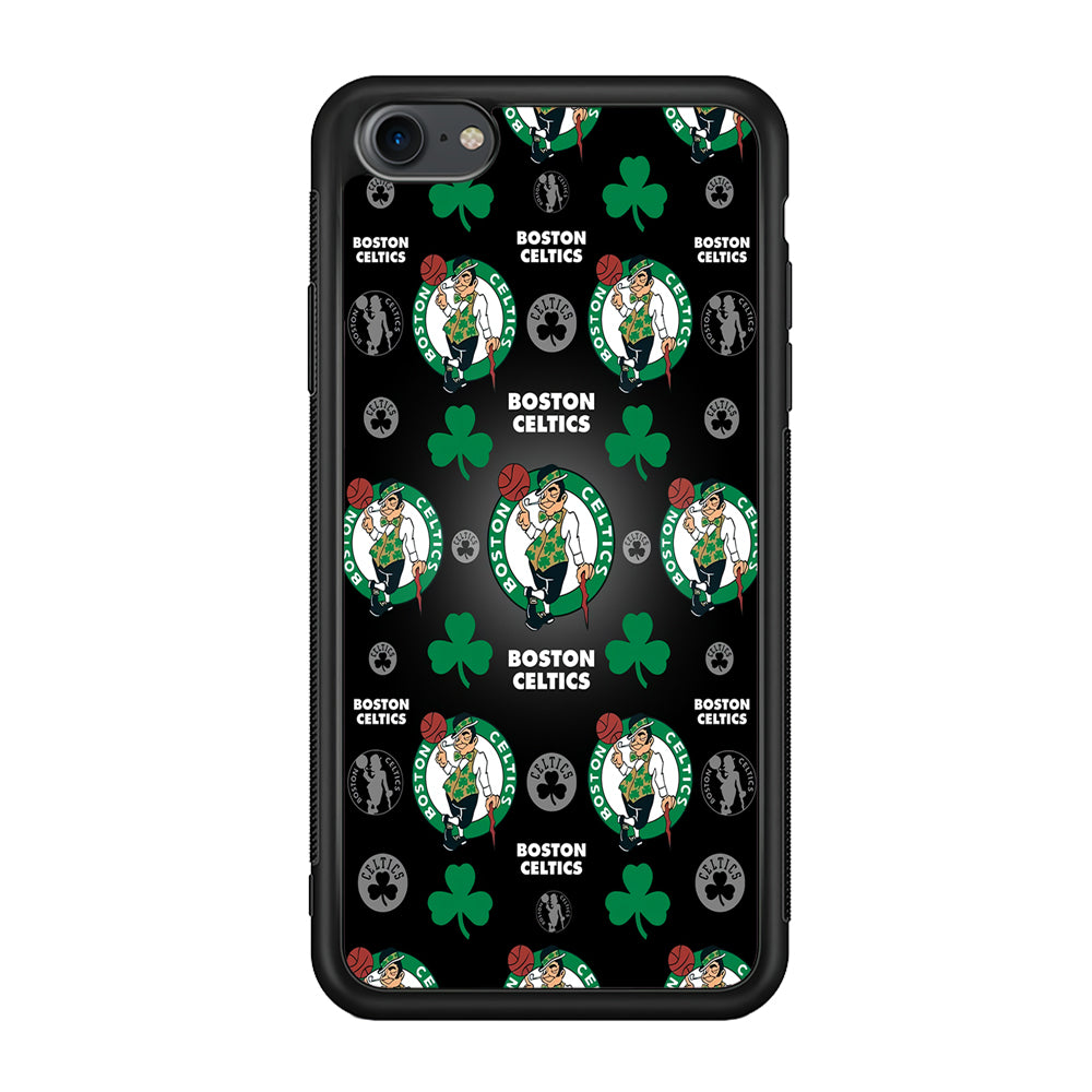 NBA Boston Celtic Basketball 001 iPhone 7 Case-Phone Case-Rubber Black (2D Case)-Altracase