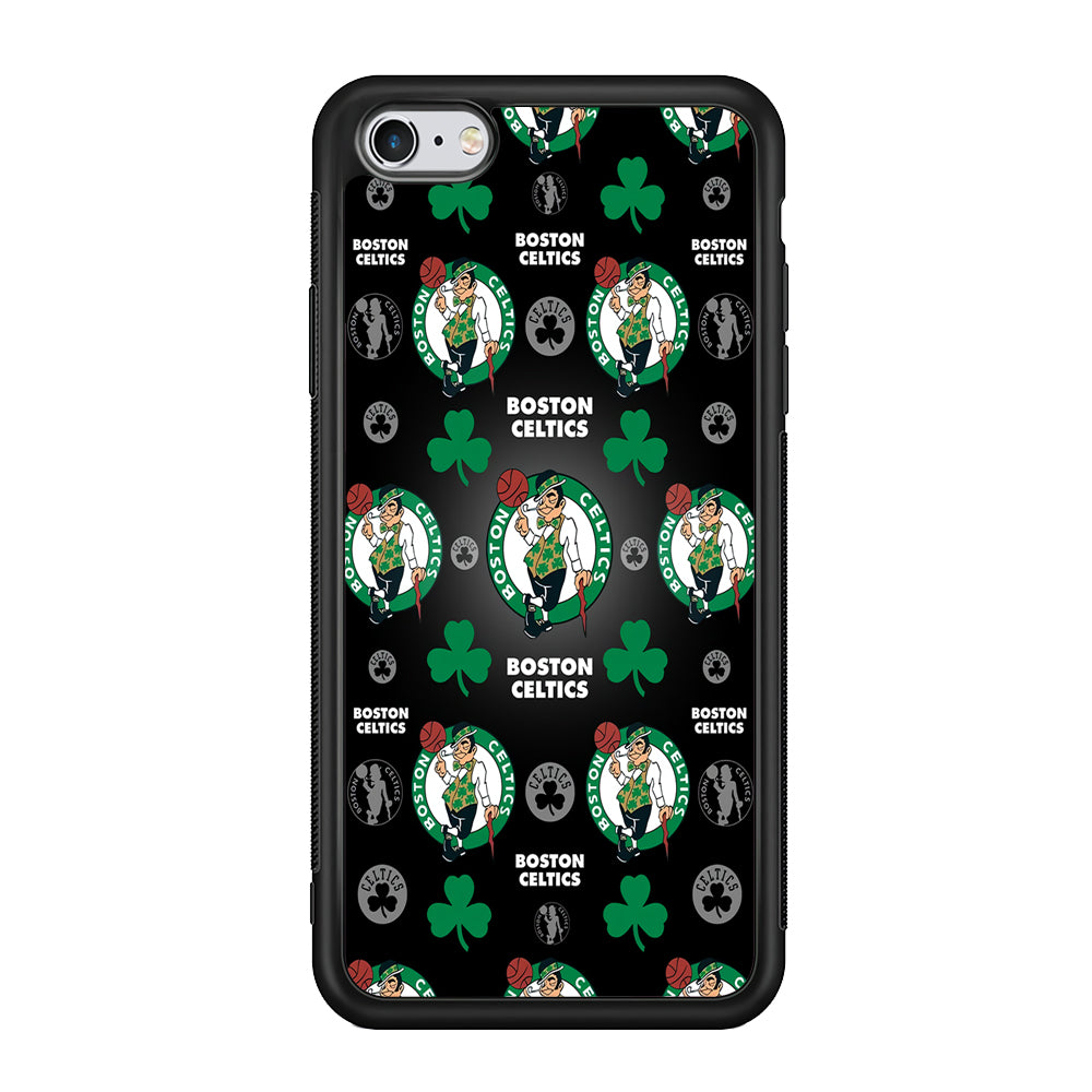 NBA Boston Celtic Basketball 001 iPhone 6 | 6s Case-Phone Case-Rubber Black (2D Case)-Altracase