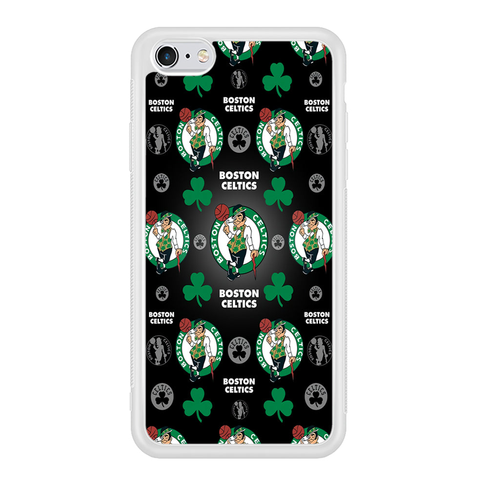 NBA Boston Celtic Basketball 001 iPhone 6 | 6s Case-Phone Case-Rubber White (2D Case)-Altracase