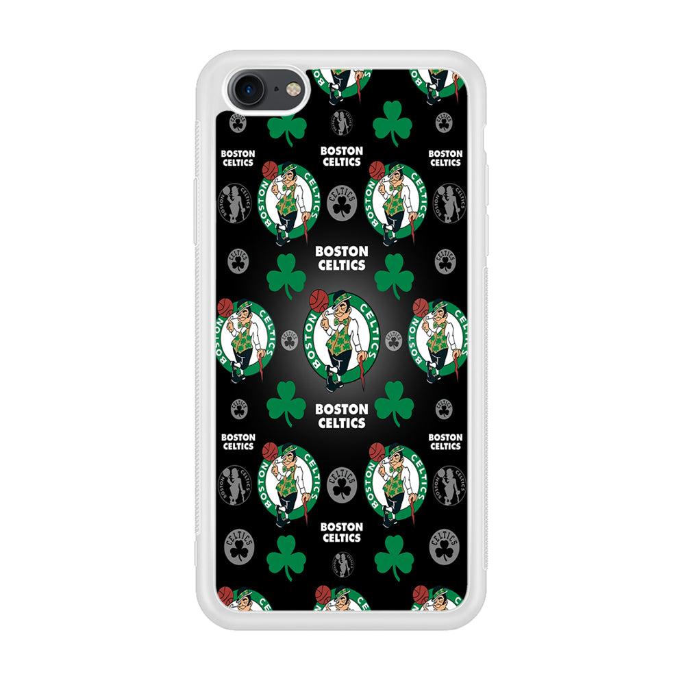 NBA Boston Celtic Basketball 001 iPhone 7 Case-Phone Case-Rubber White (2D Case)-Altracase