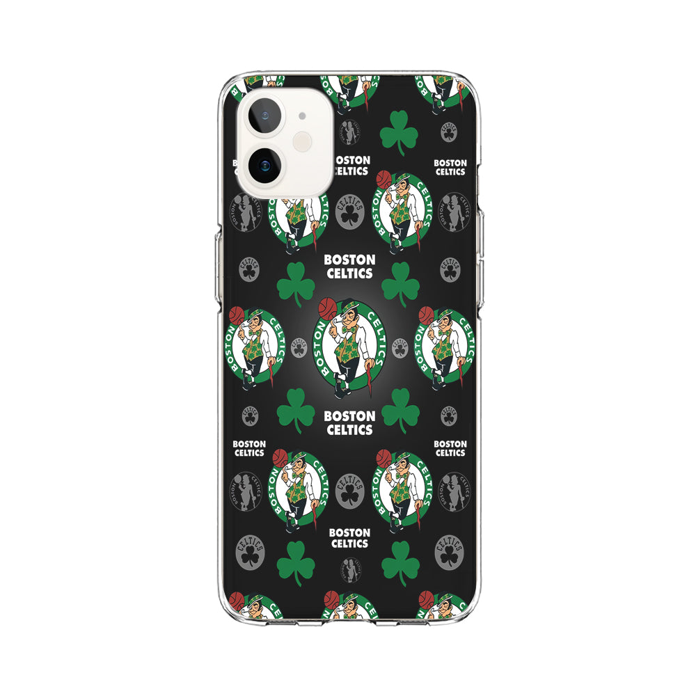 NBA Boston Celtic Basketball 001 iPhone 12 Case-Phone Case-Clear Soft Case-Altracase