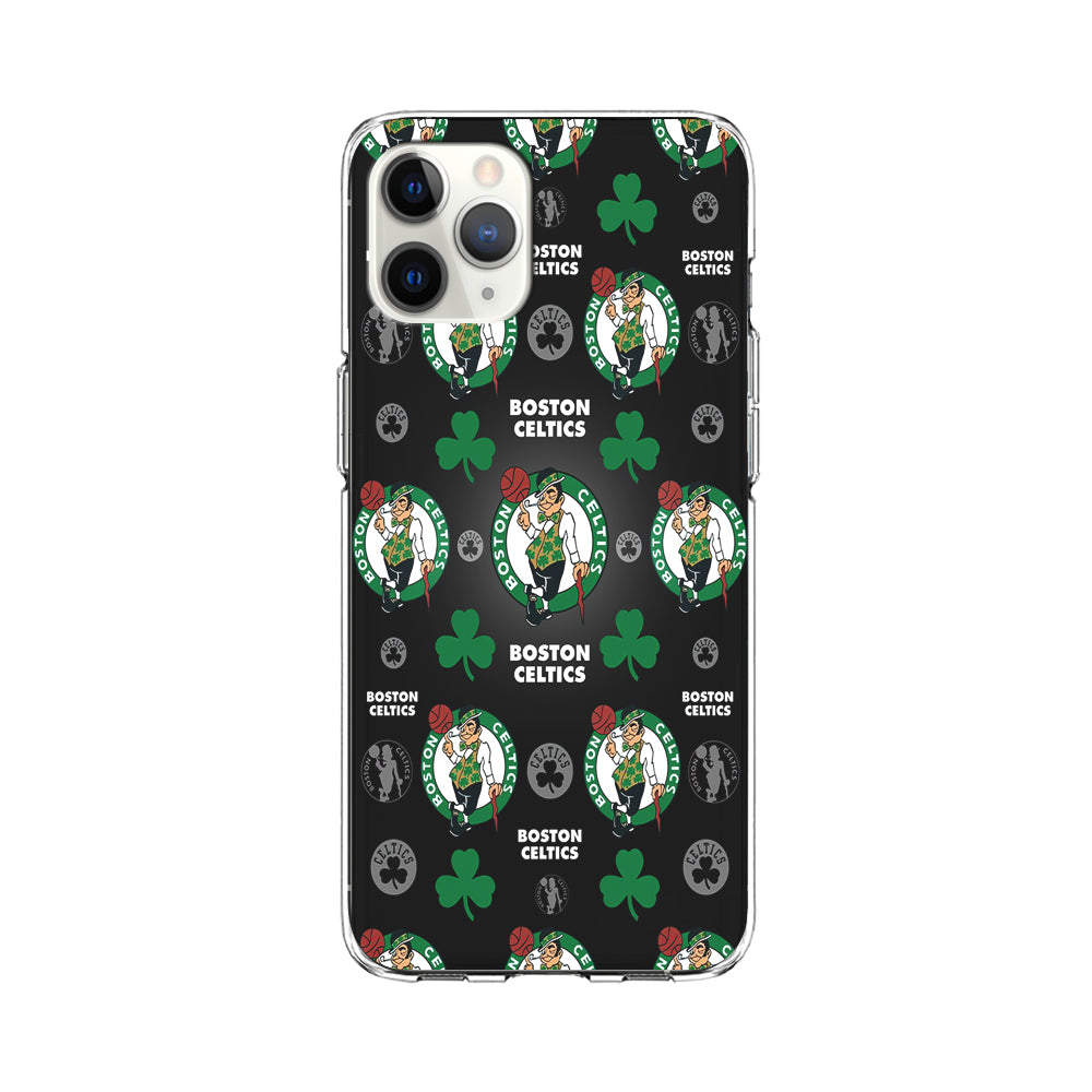NBA Boston Celtic Basketball 001 iPhone 11 Pro Max Case-Phone Case-Clear Soft Case-Altracase