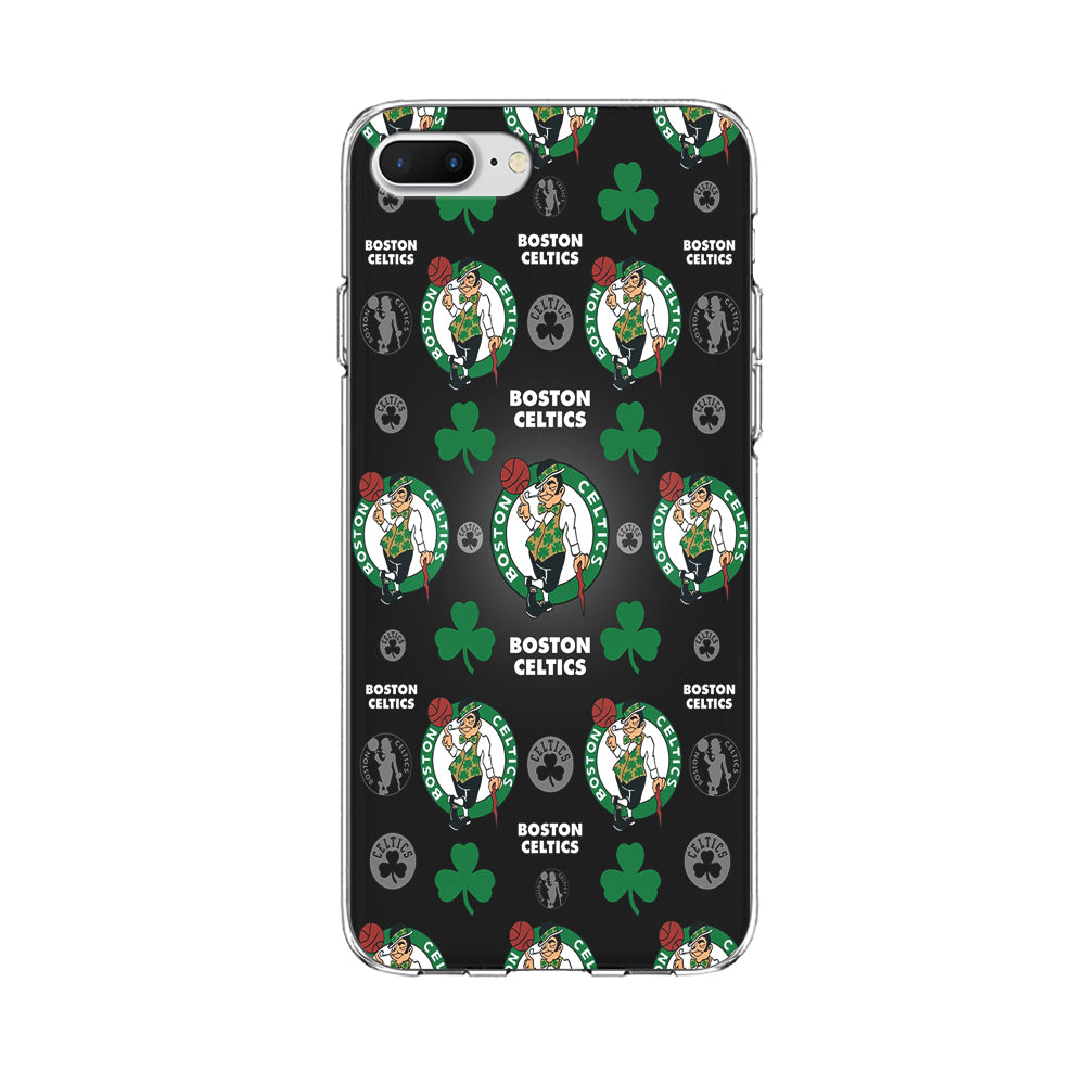 NBA Boston Celtic Basketball 001 iPhone 8 Plus Case-Phone Case-Clear Soft Case-Altracase