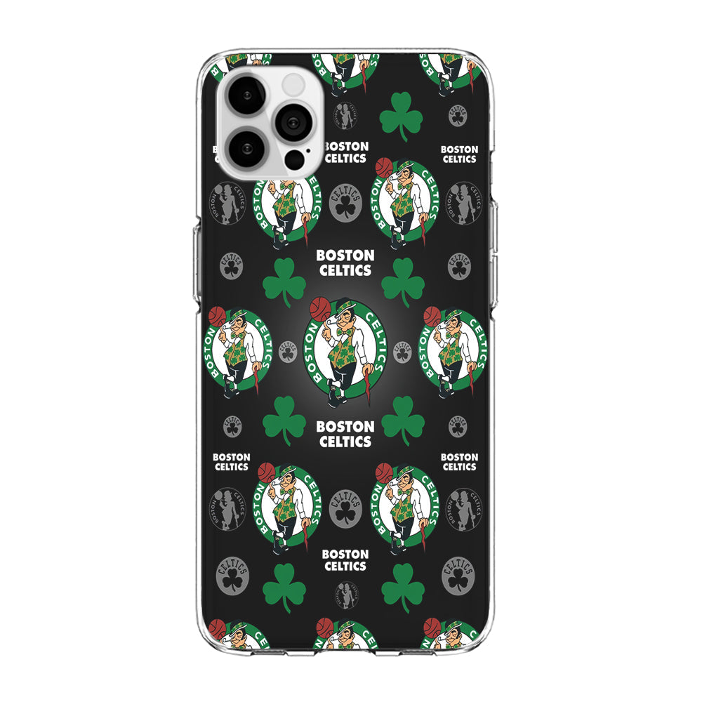 NBA Boston Celtic Basketball 001 iPhone 13 Pro Case-Phone Case-Clear Soft Case-Altracase