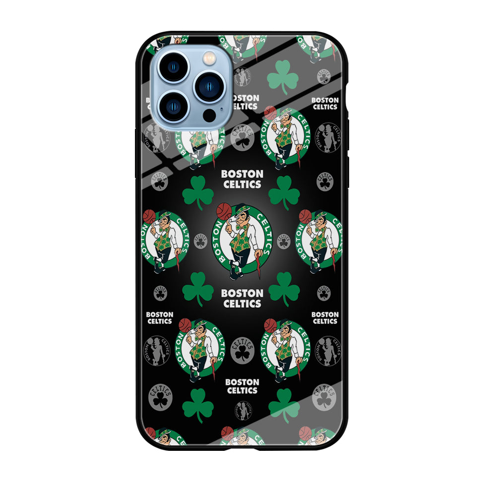 NBA Boston Celtic Basketball 001 iPhone 12 Pro Max Case-Phone Case-Tempered Glass Case-Altracase