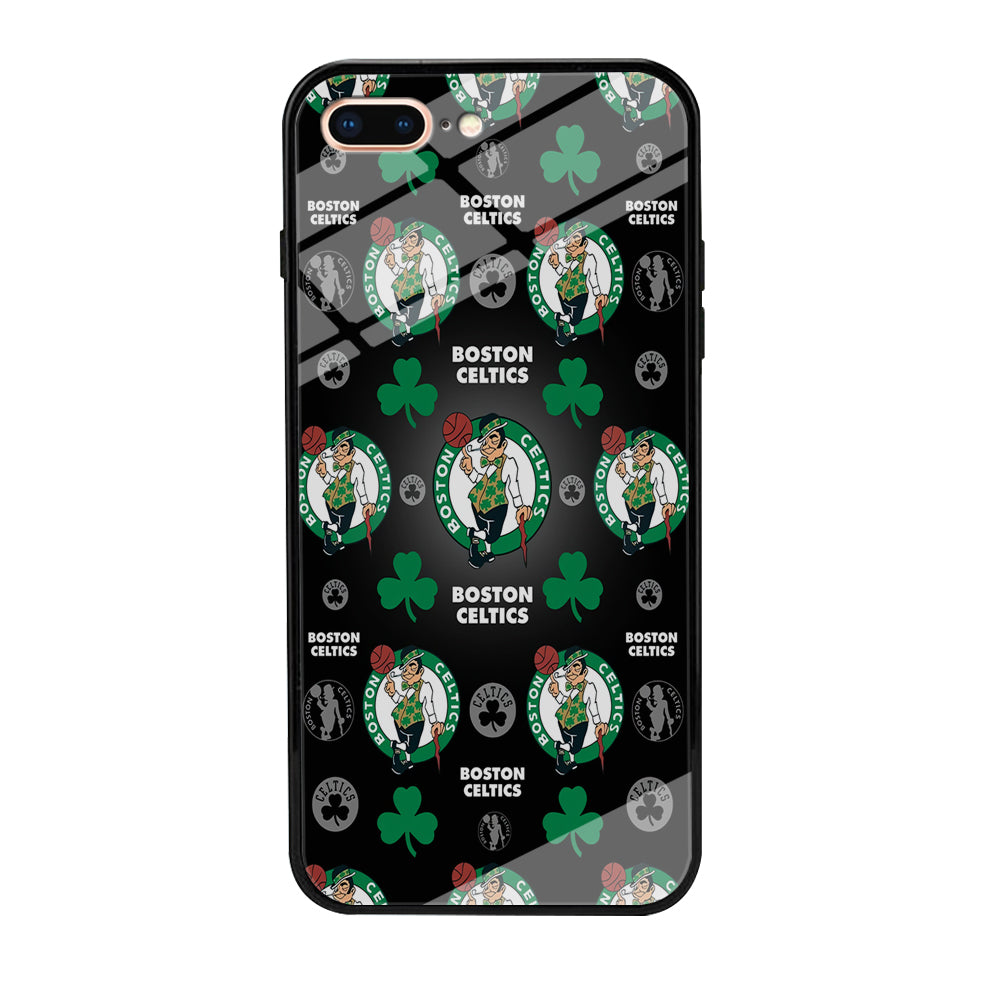 NBA Boston Celtic Basketball 001 iPhone 8 Plus Case-Phone Case-Tempered Glass Case-Altracase