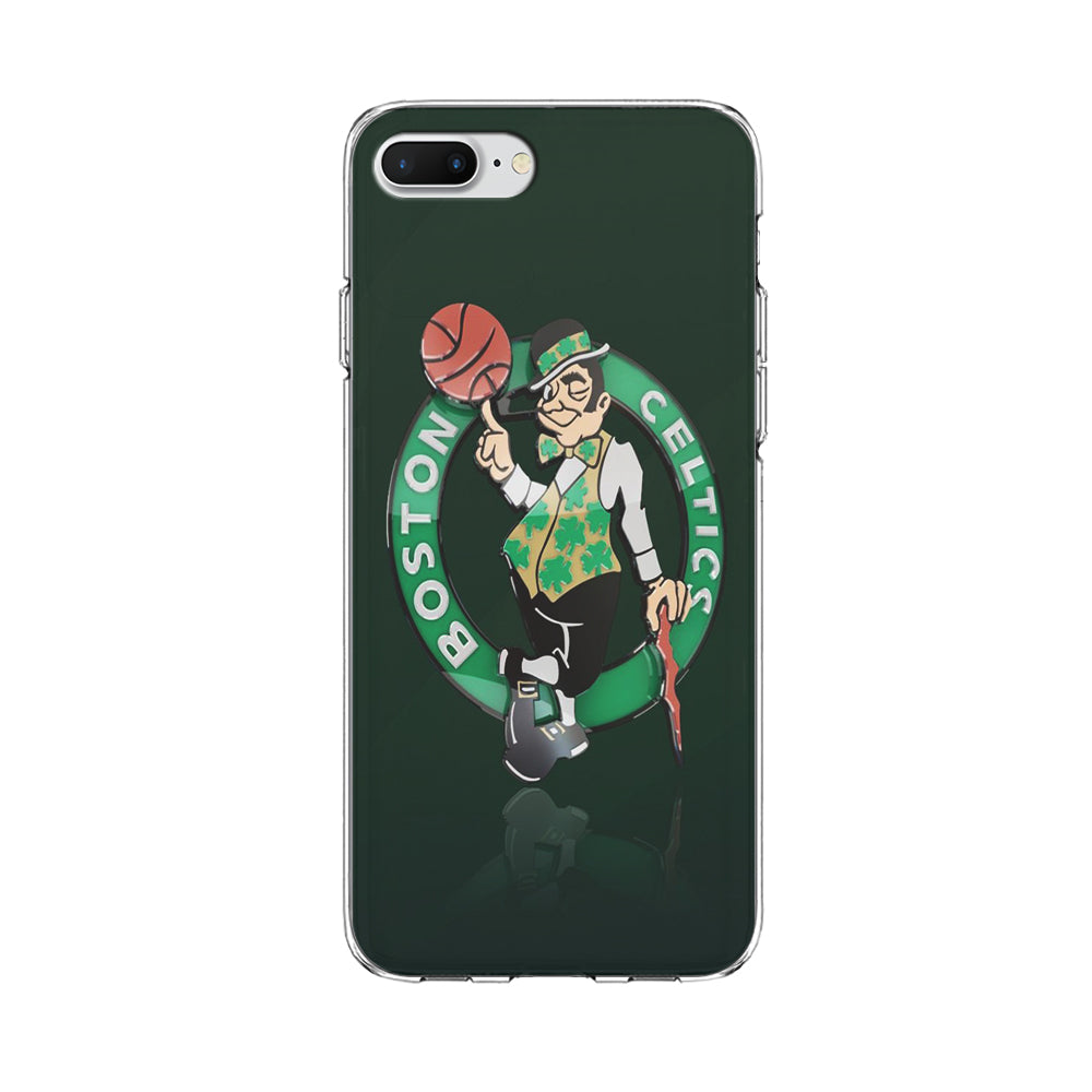 NBA Boston Celtic Basketball 002 iPhone 8 Plus Case-Phone Case-Clear Soft Case-Altracase