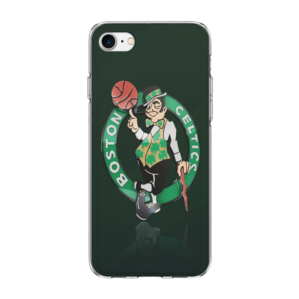 NBA Boston Celtic Basketball 002 iPhone 8 Case-Phone Case-Clear Soft Case-Altracase