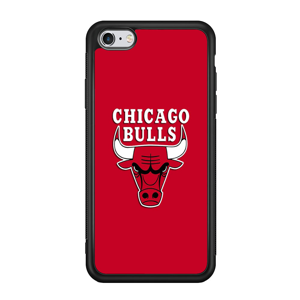 NBA Chicago Bulls Basketball 001 iPhone 6 | 6s Case-Phone Case-Rubber Black (2D Case)-Altracase