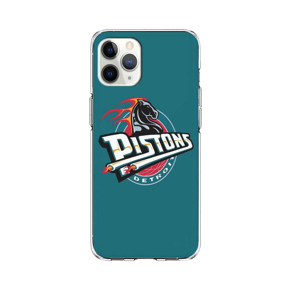 NBA Detroit Pistons Basketball 001 iPhone 11 Pro Max Case-Phone Case-Clear Soft Case-Altracase