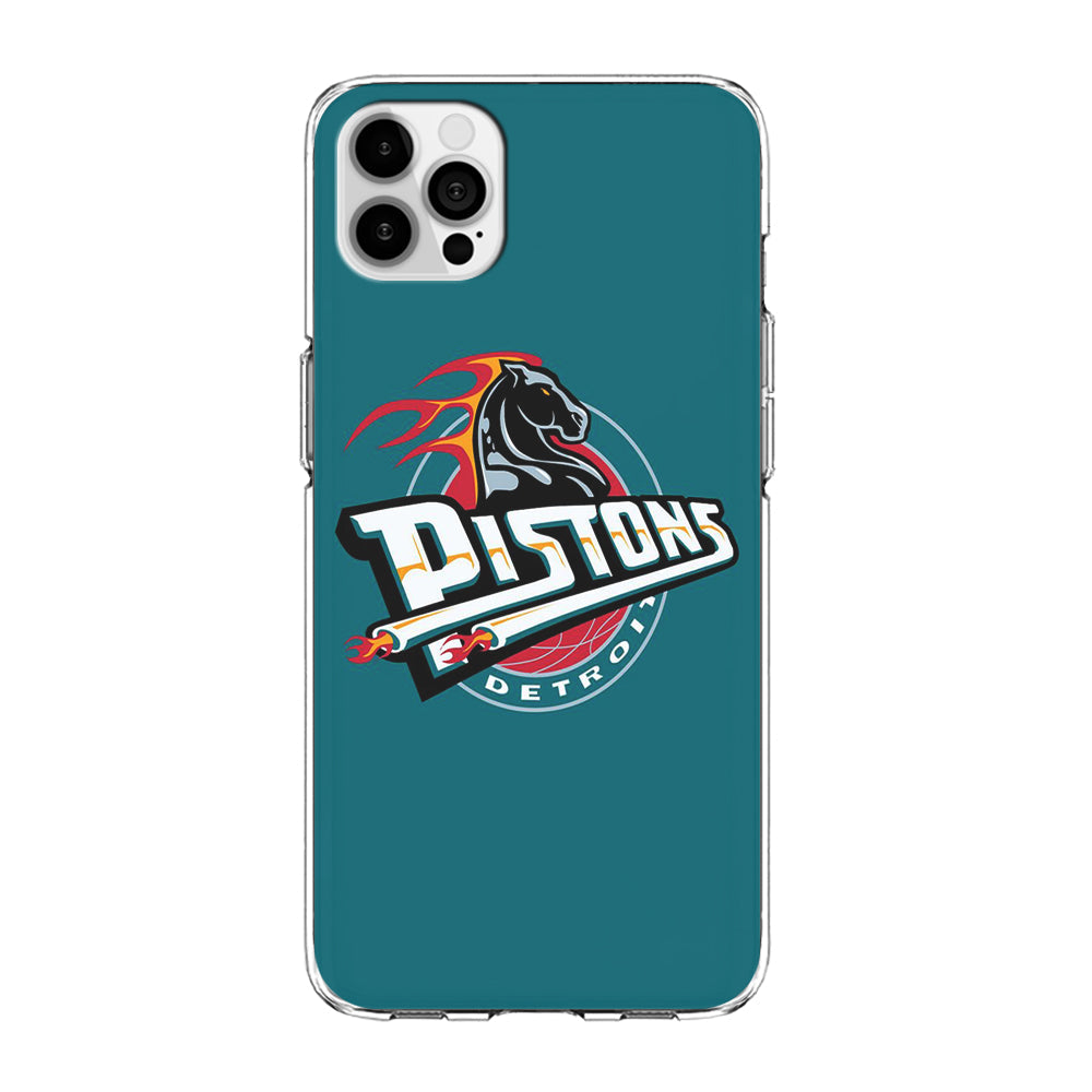 NBA Detroit Pistons Basketball 001 iPhone 13 Pro Case-Phone Case-Clear Soft Case-Altracase