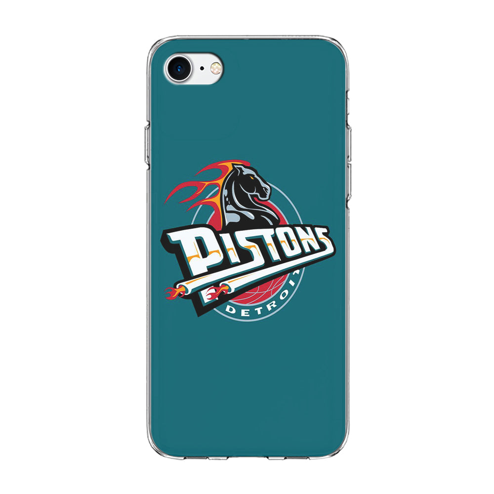 NBA Detroit Pistons Basketball 001 iPhone 7 Case-Phone Case-Clear Soft Case-Altracase
