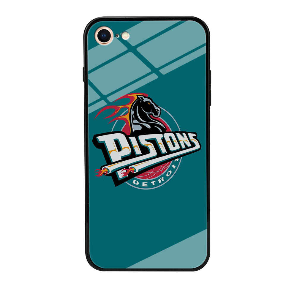 NBA Detroit Pistons Basketball 001 iPhone 7 Case-Phone Case-Tempered Glass Case-Altracase