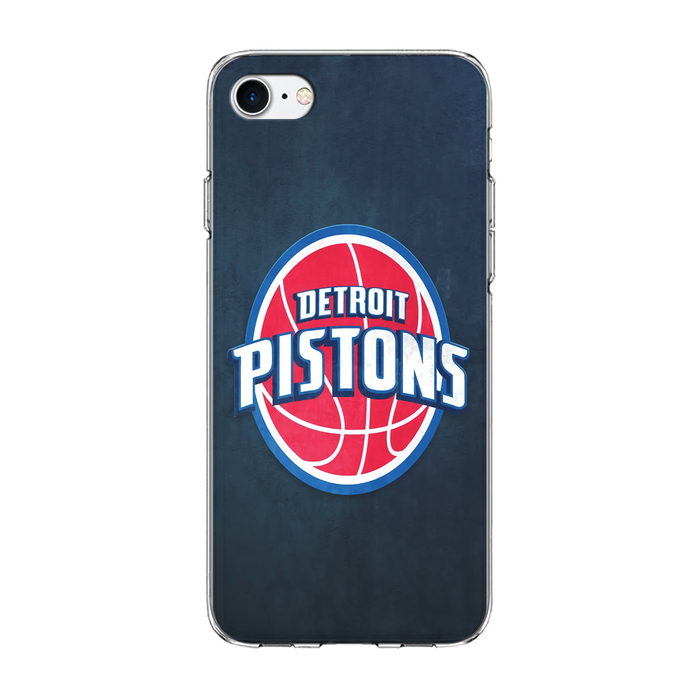 NBA Detroit Pistons Basketball 002 iPhone 8 Case-Phone Case-Clear Soft Case-Altracase