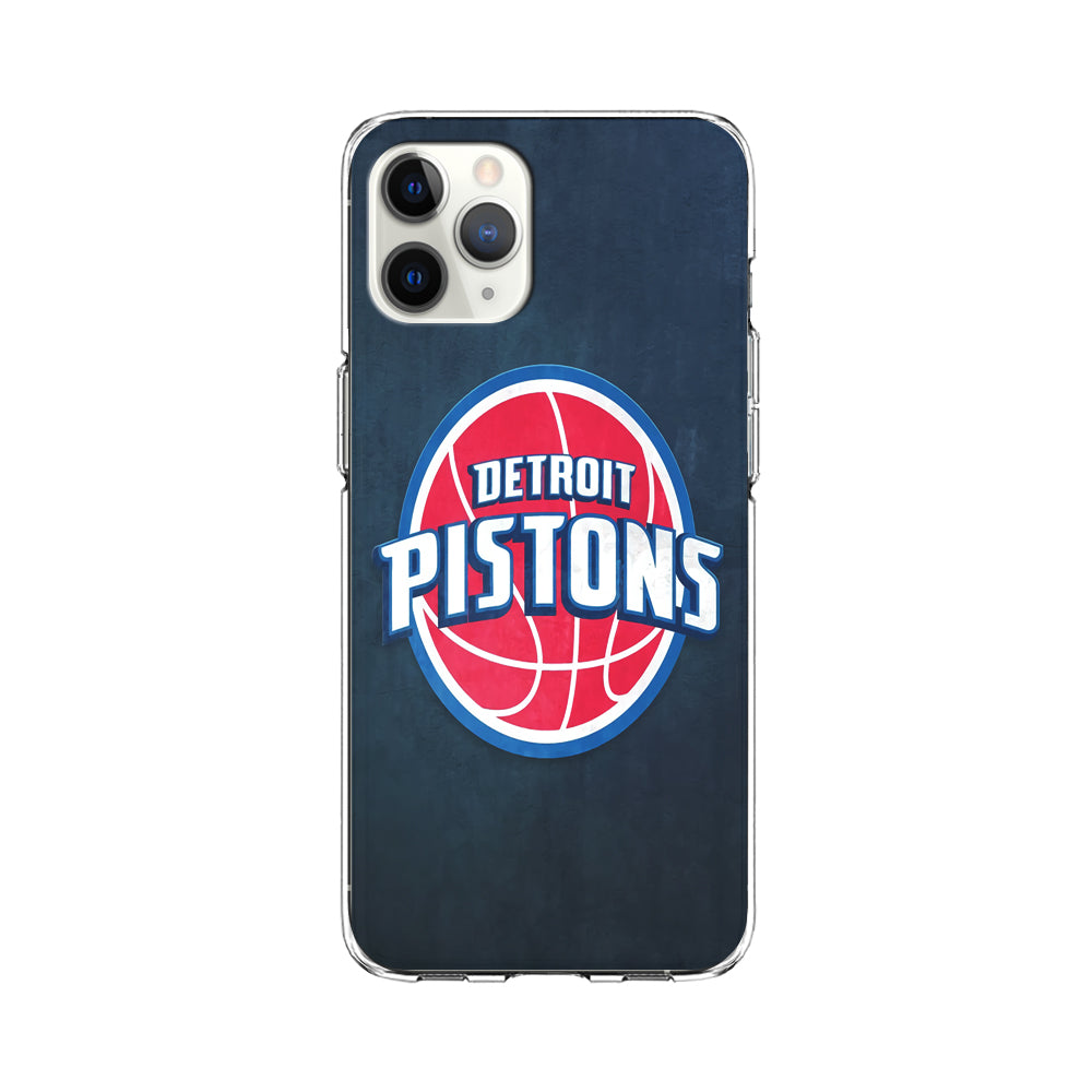 NBA Detroit Pistons Basketball 002 iPhone 11 Pro Max Case-Phone Case-Clear Soft Case-Altracase
