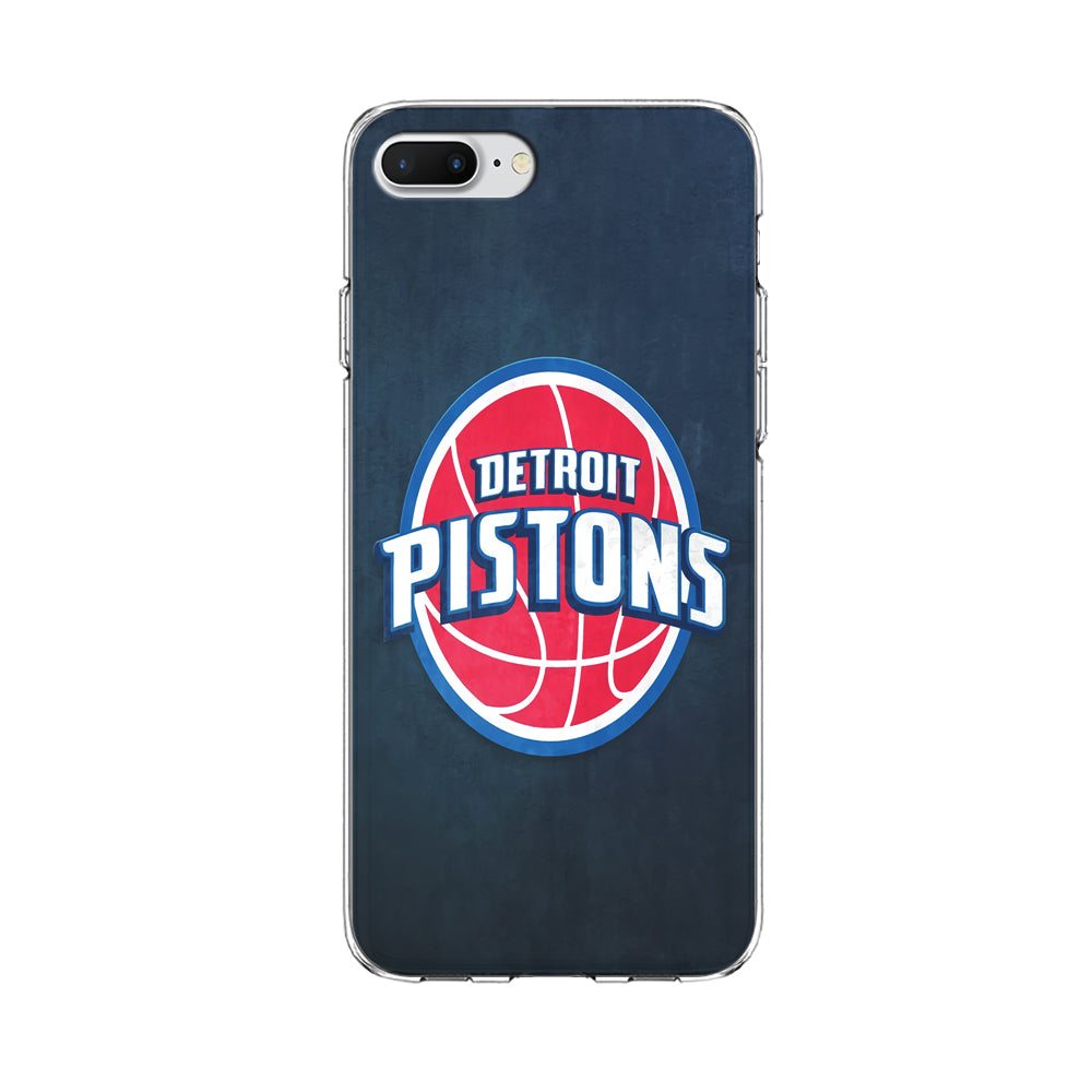 NBA Detroit Pistons Basketball 002 iPhone 8 Plus Case-Phone Case-Clear Soft Case-Altracase