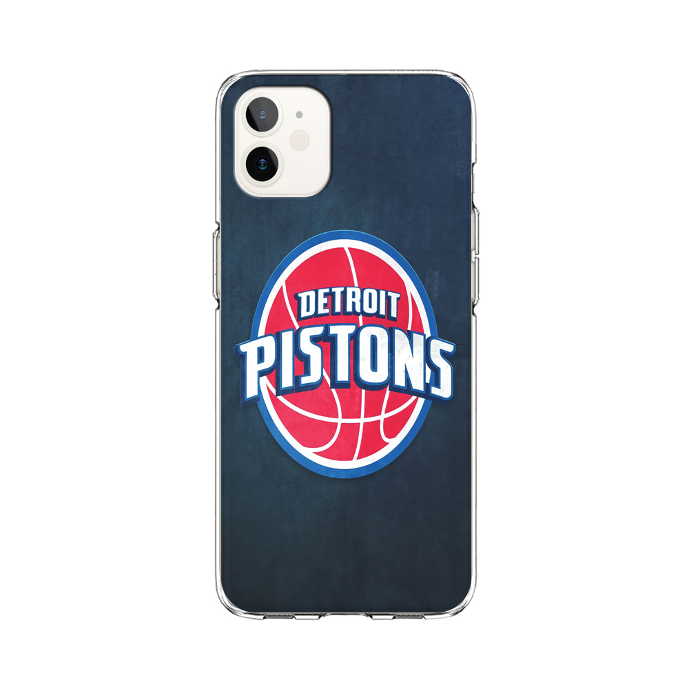 NBA Detroit Pistons Basketball 002 iPhone 12 Case-Phone Case-Clear Soft Case-Altracase