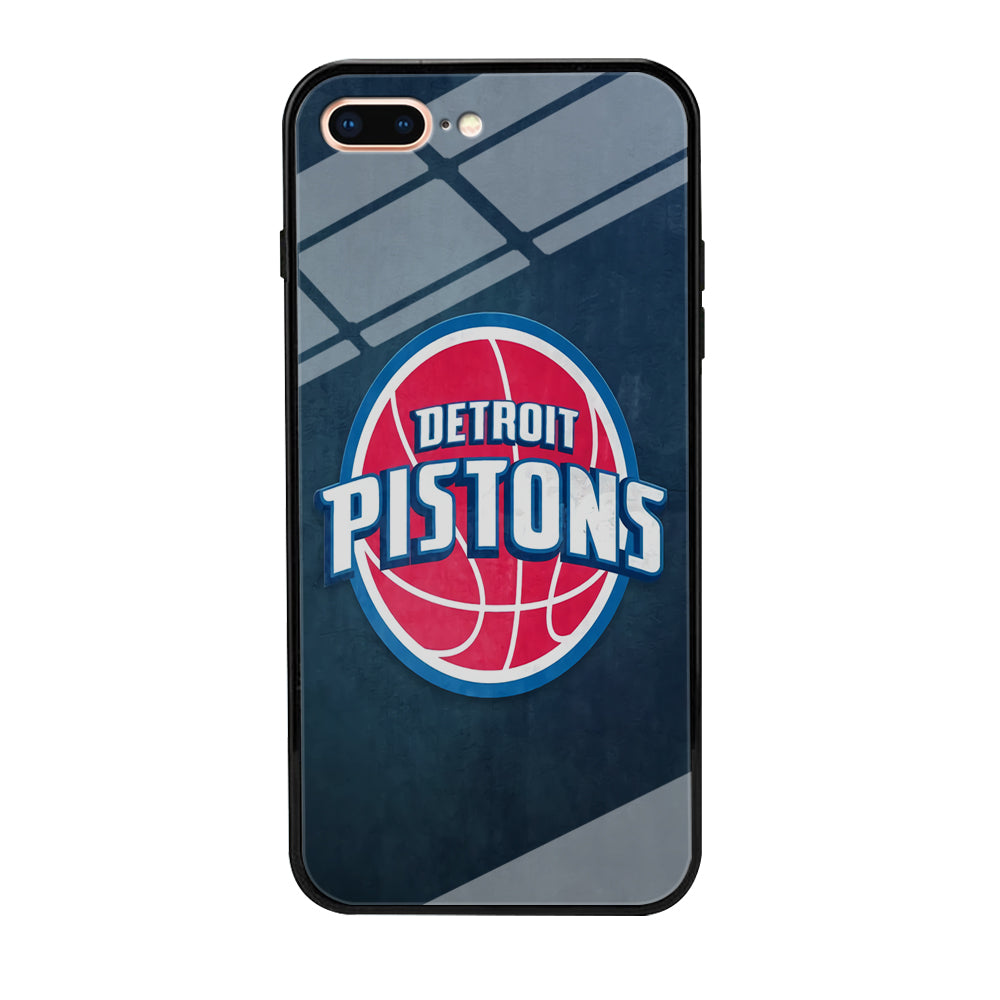 NBA Detroit Pistons Basketball 002 iPhone 8 Plus Case-Phone Case-Tempered Glass Case-Altracase